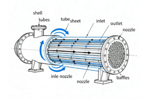Heat Exchanger: Nga Tikanga Mahi, Momo me nga Tono