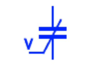 Voltage-Dependent Capacitor Symbol