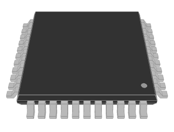 EPM3064ATC44-10 3D Model