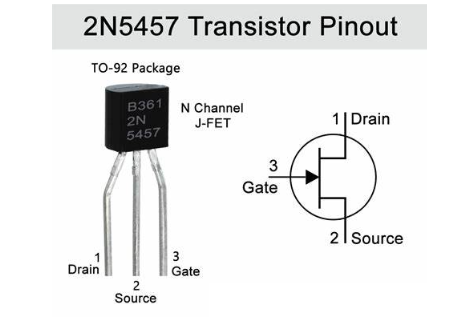 2N5457 Pinout