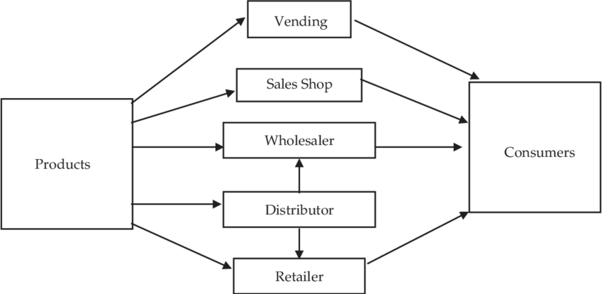a hybrid distribution network diagram