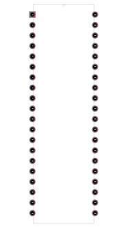  PIC16F877A PCB Footprint