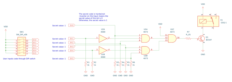 CD4073 Circuit